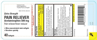 Label Front (Pain Relief Mini Softgels Front)